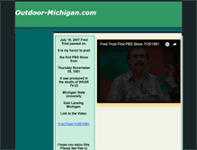 Tablet Screenshot of outdoor-michigan.com